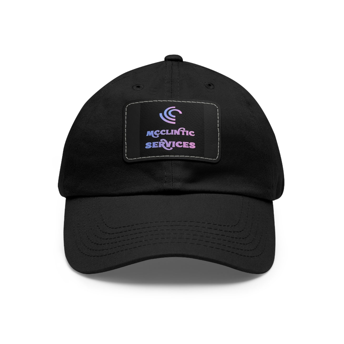 McClintic Services Hat with Leather Patch (Rectangle)