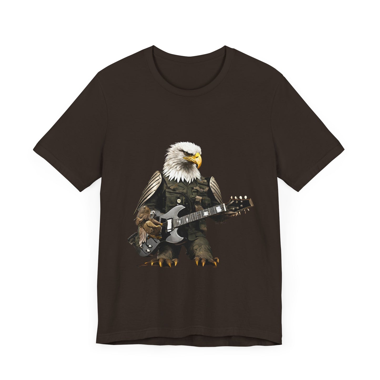 Rocking Eagle--Unisex Jersey Short Sleeve Tee