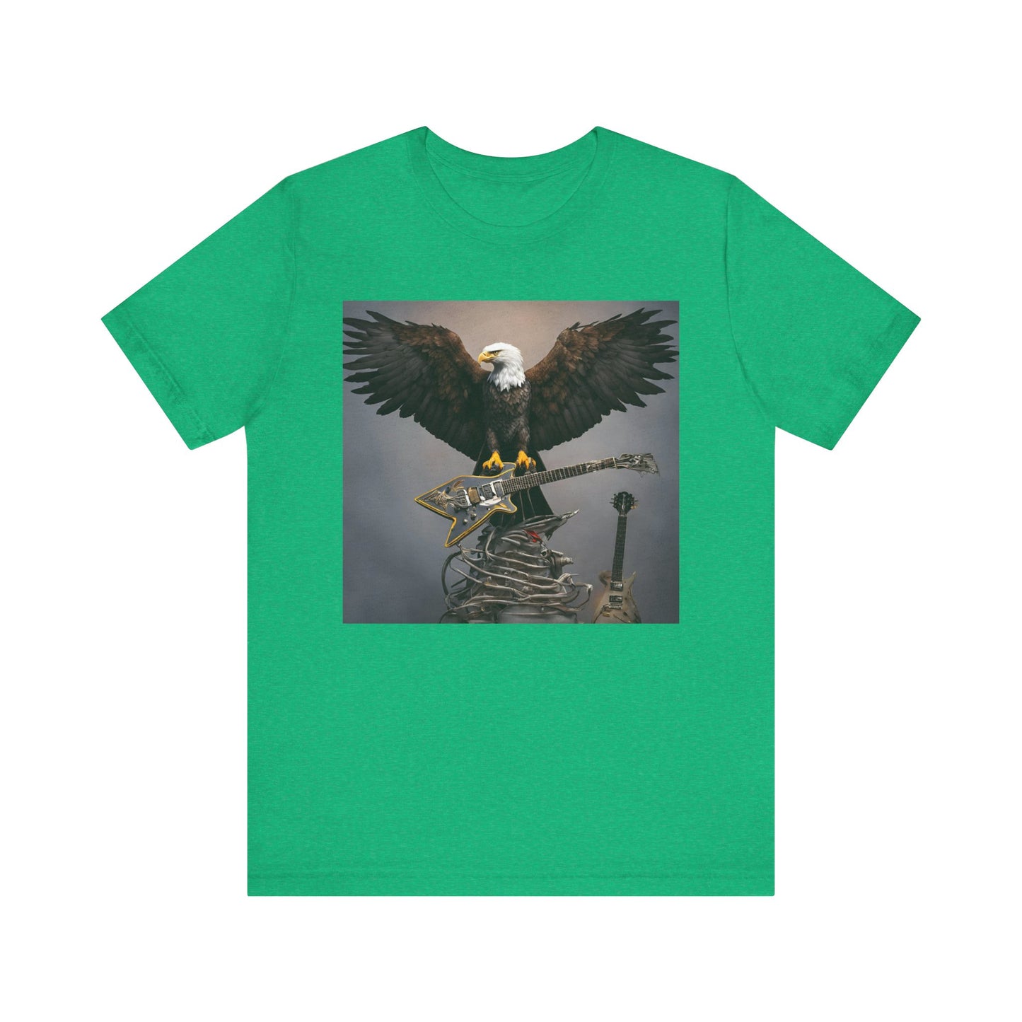 Eagle on the Rock--Pose--Unisex Jersey Short Sleeve Tee