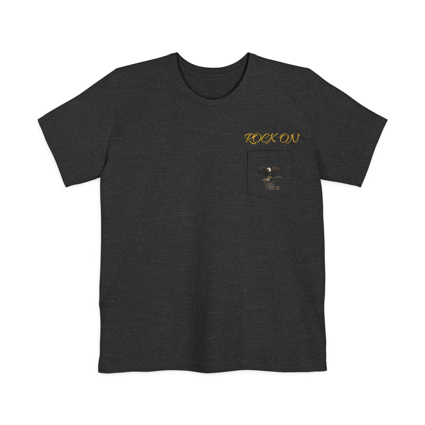 ROCK ON--Unisex Pocket T-shirt