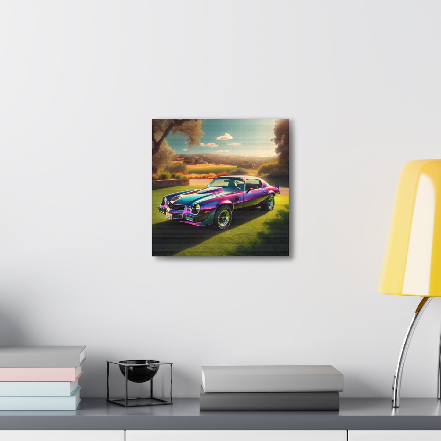 1979 Camaro Purple -- Canvas Gallery Wraps