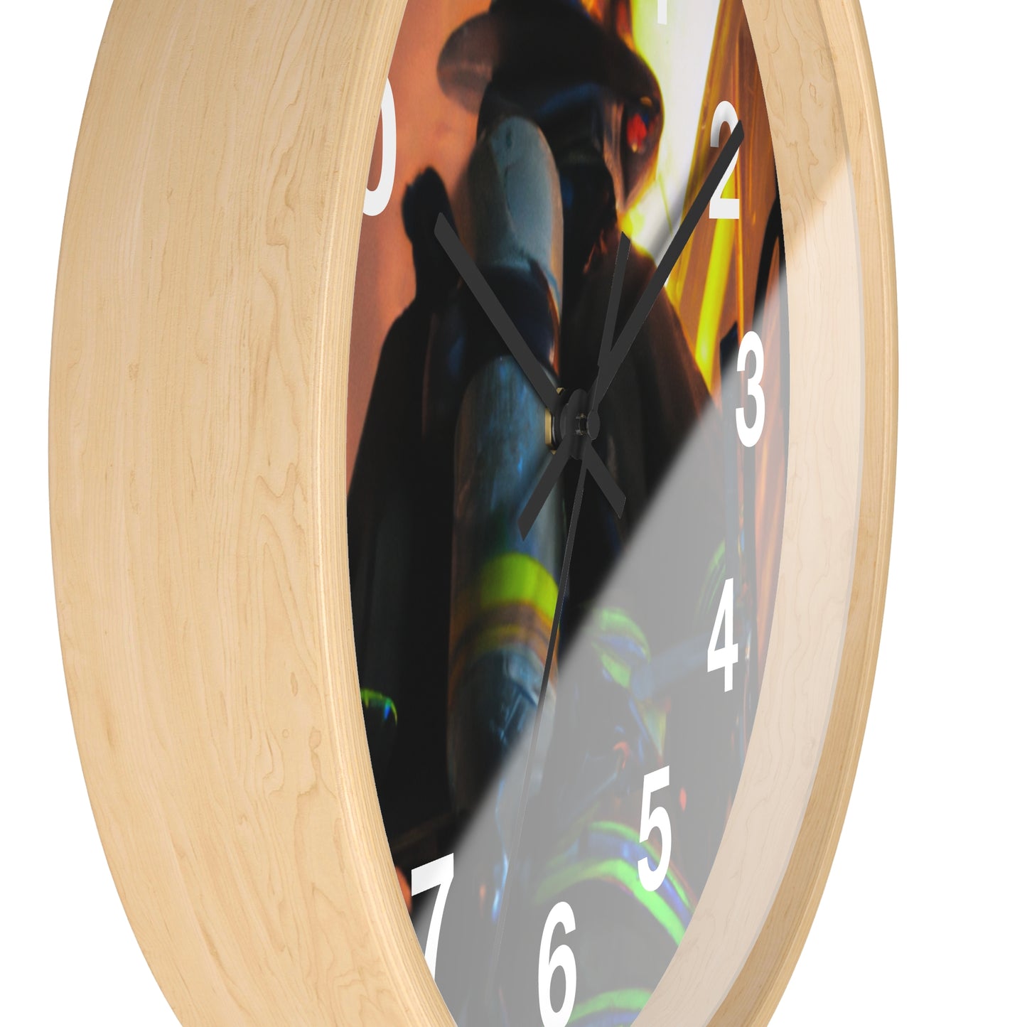 Firefighter--Wall Clock