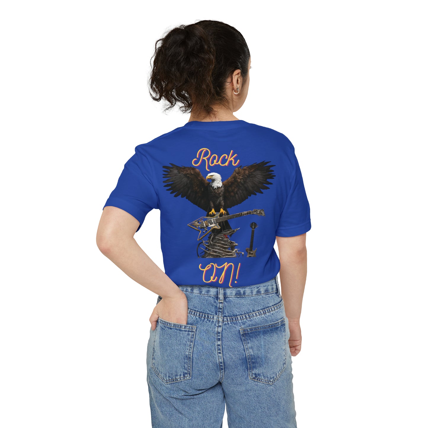 ROCK ON--Unisex Pocket T-shirt