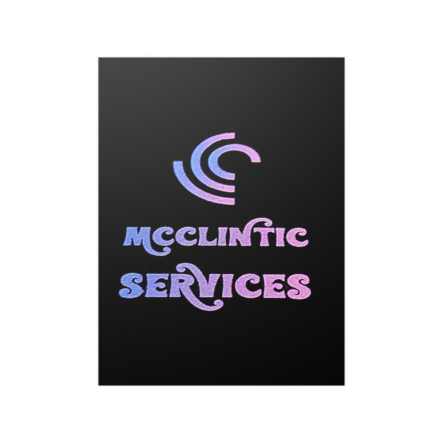 McClintic Services Satin Posters (210gsm)