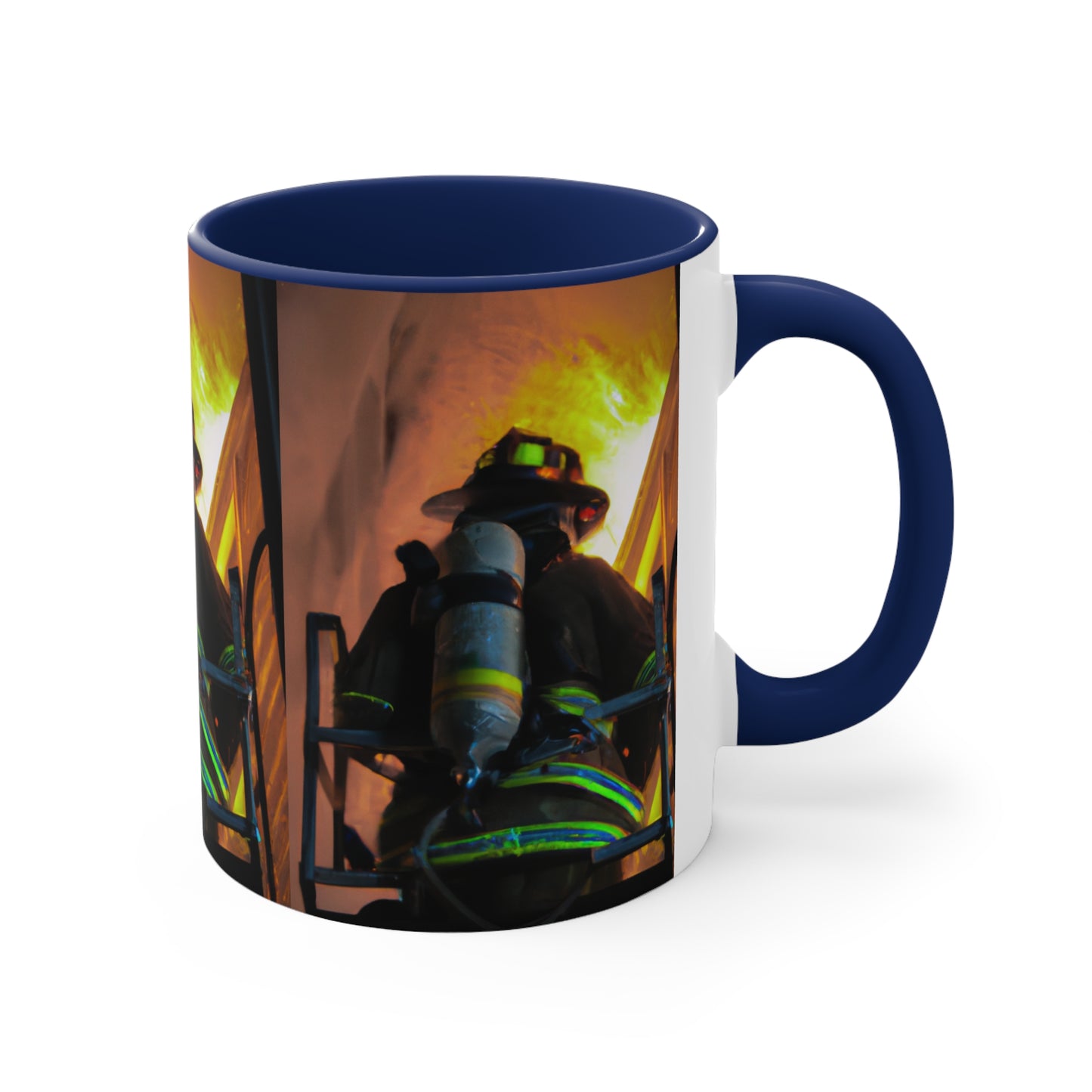 Firefighter--Accent Coffee Mug, 11oz