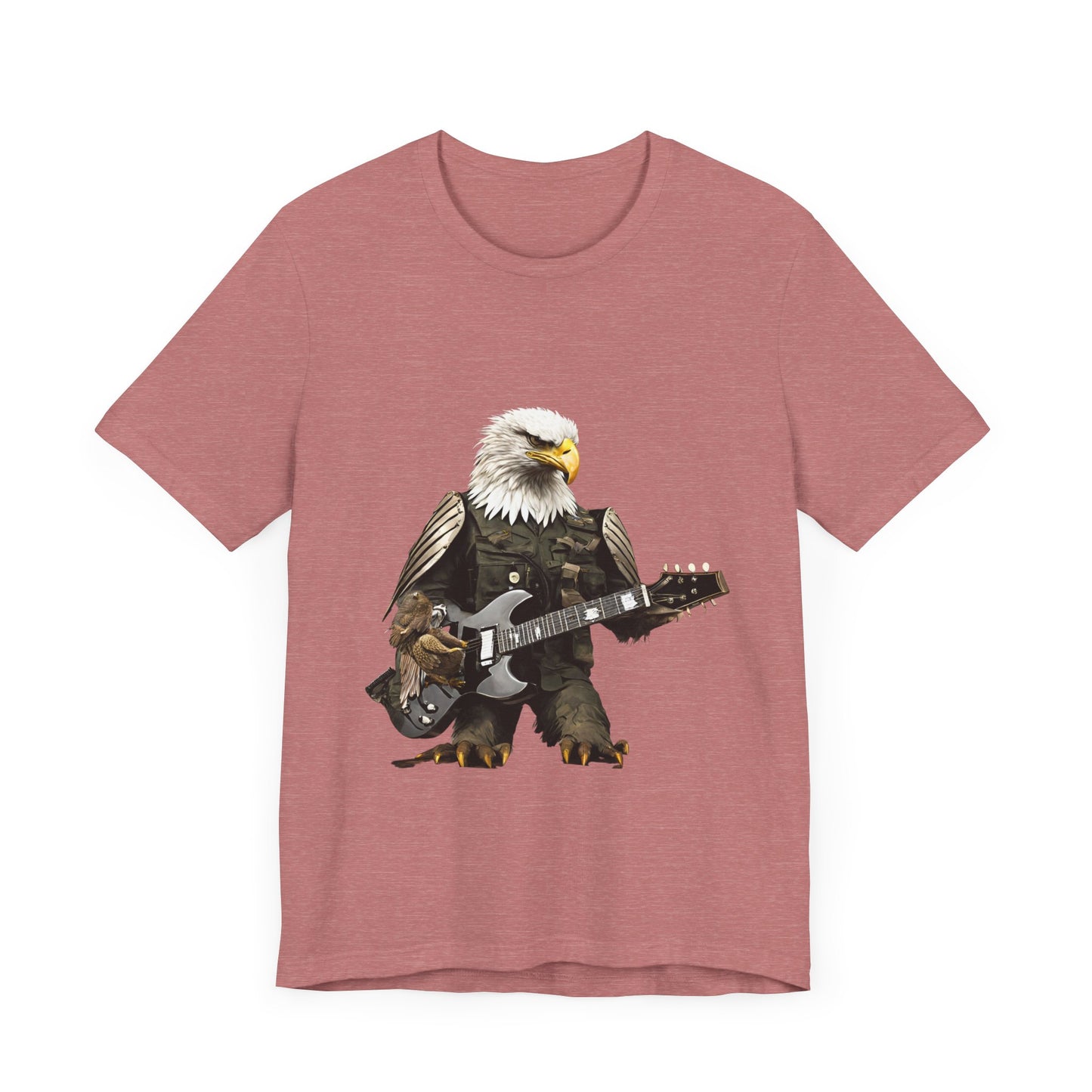 Rocking Eagle--Unisex Jersey Short Sleeve Tee