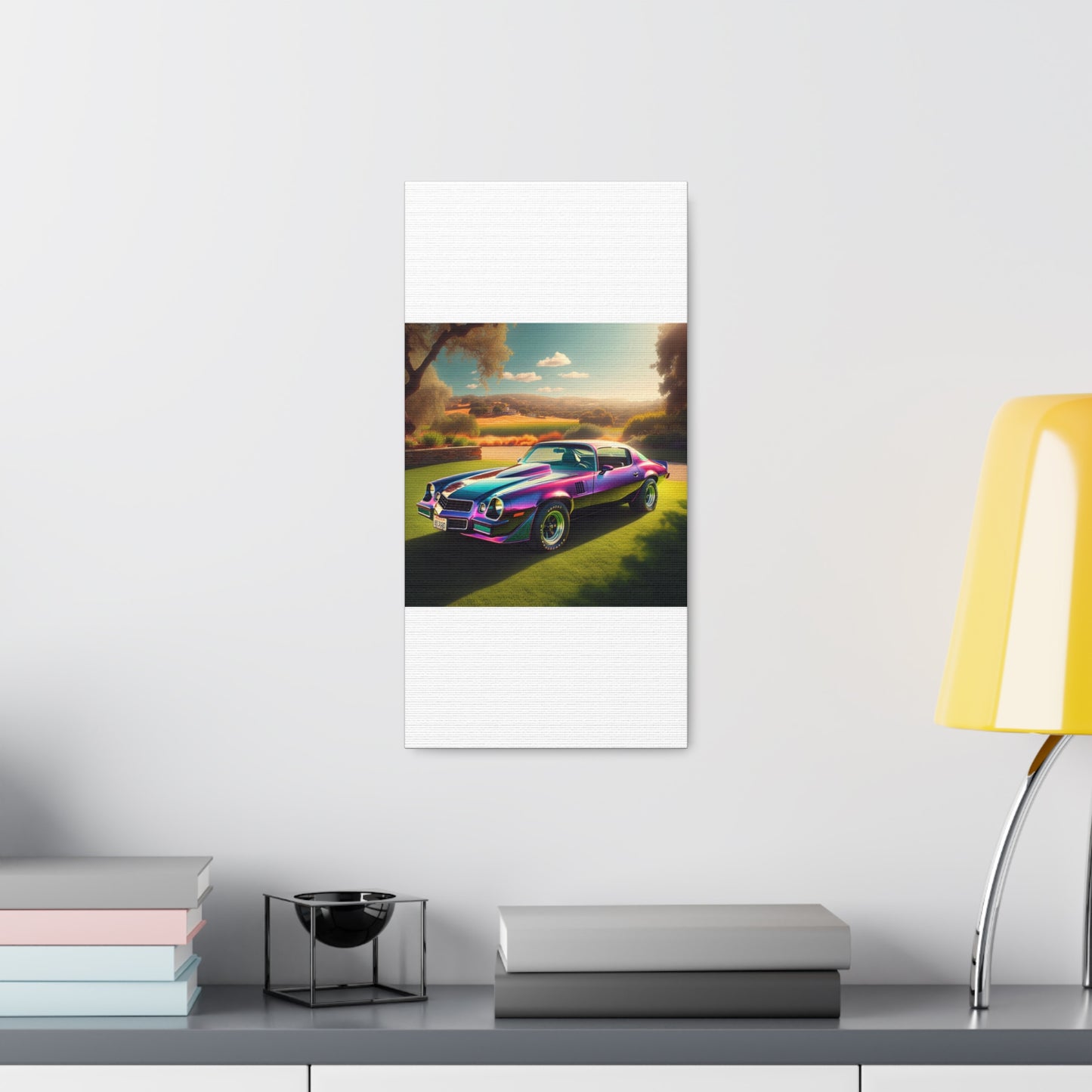 1979 Camaro Purple -- Canvas Gallery Wraps