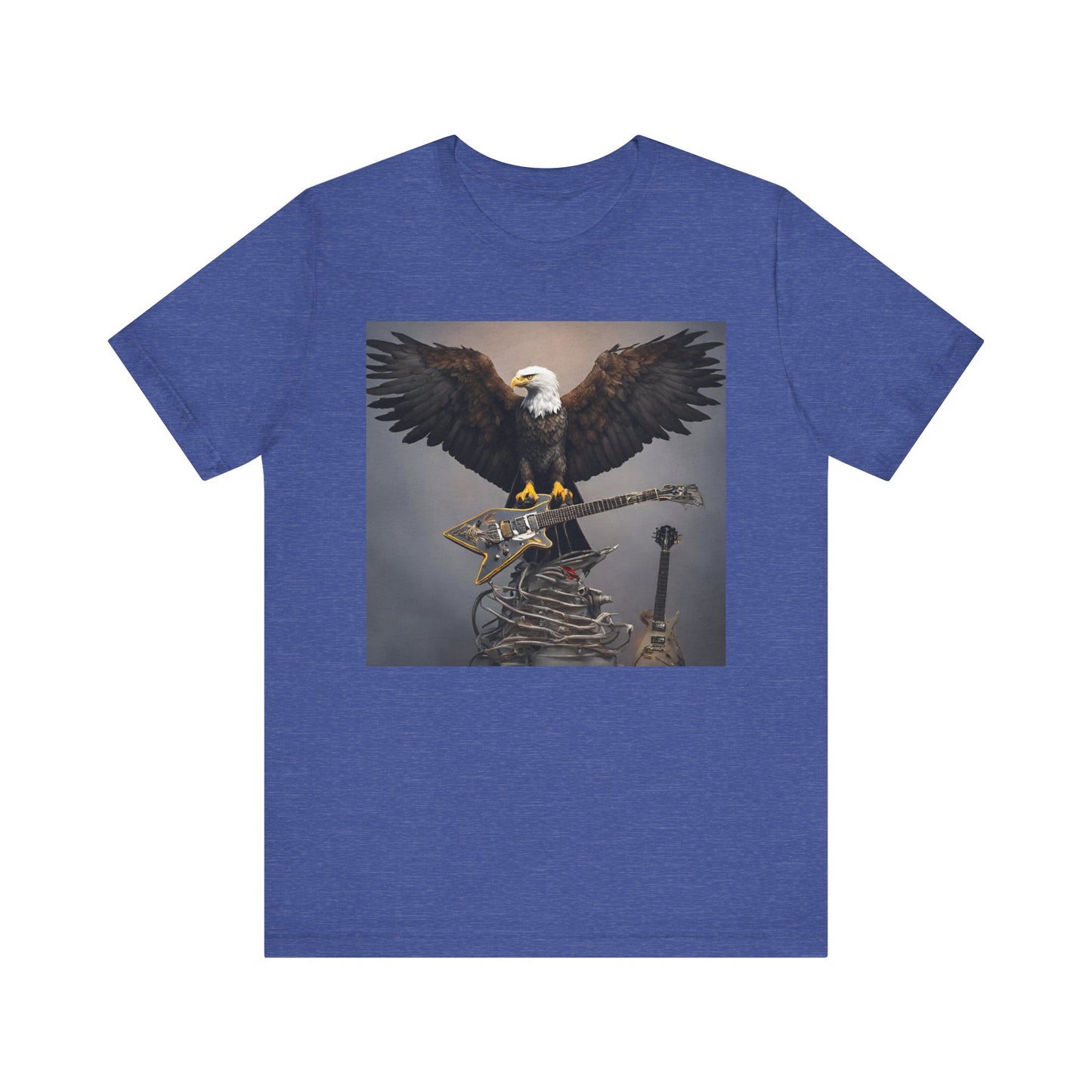 Eagle on the Rock--Pose--Unisex Jersey Short Sleeve Tee