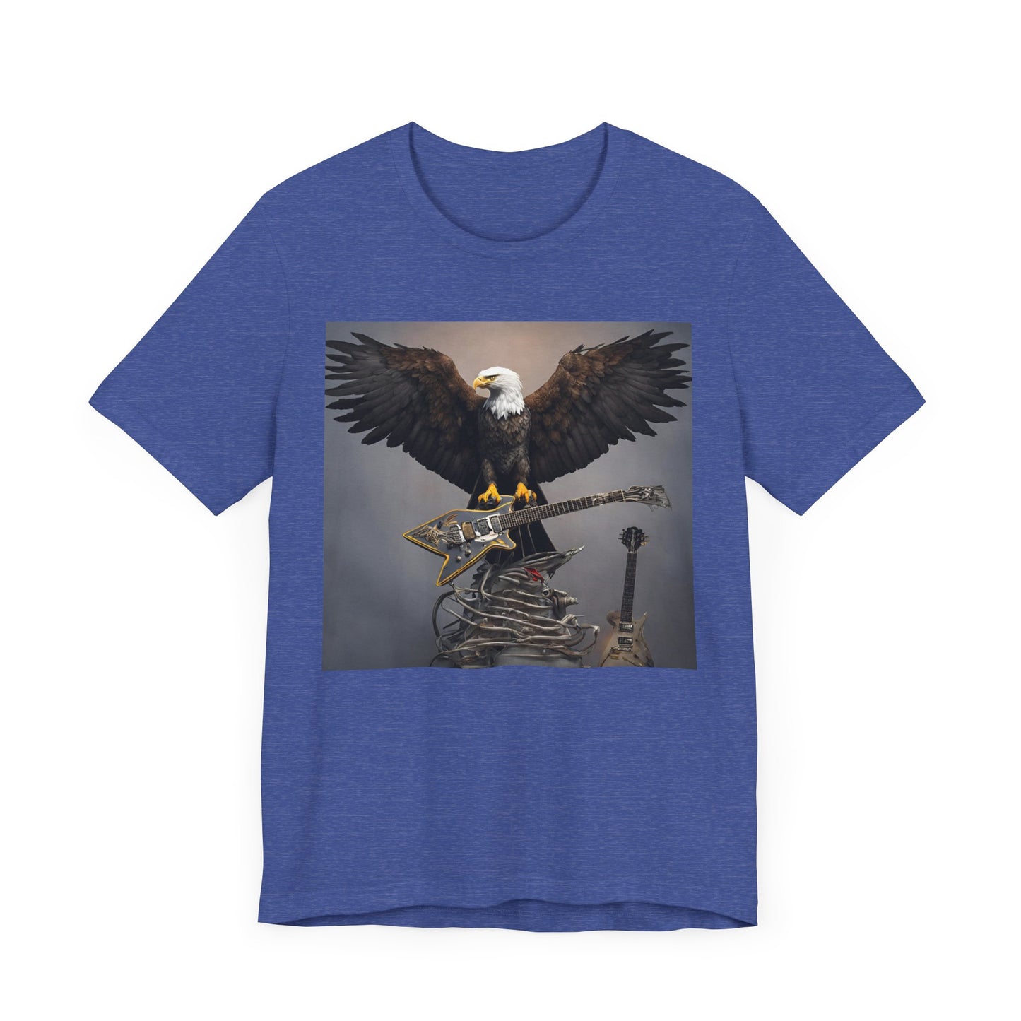 Eagle on the Rock--Pose--Unisex Jersey Short Sleeve Tee