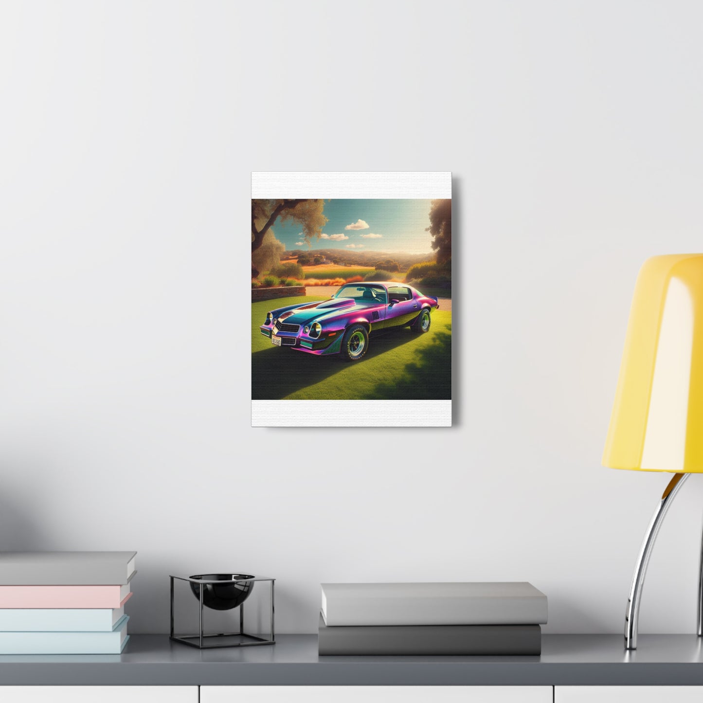 1979 Camaro Purple -- Canvas Gallery Wraps
