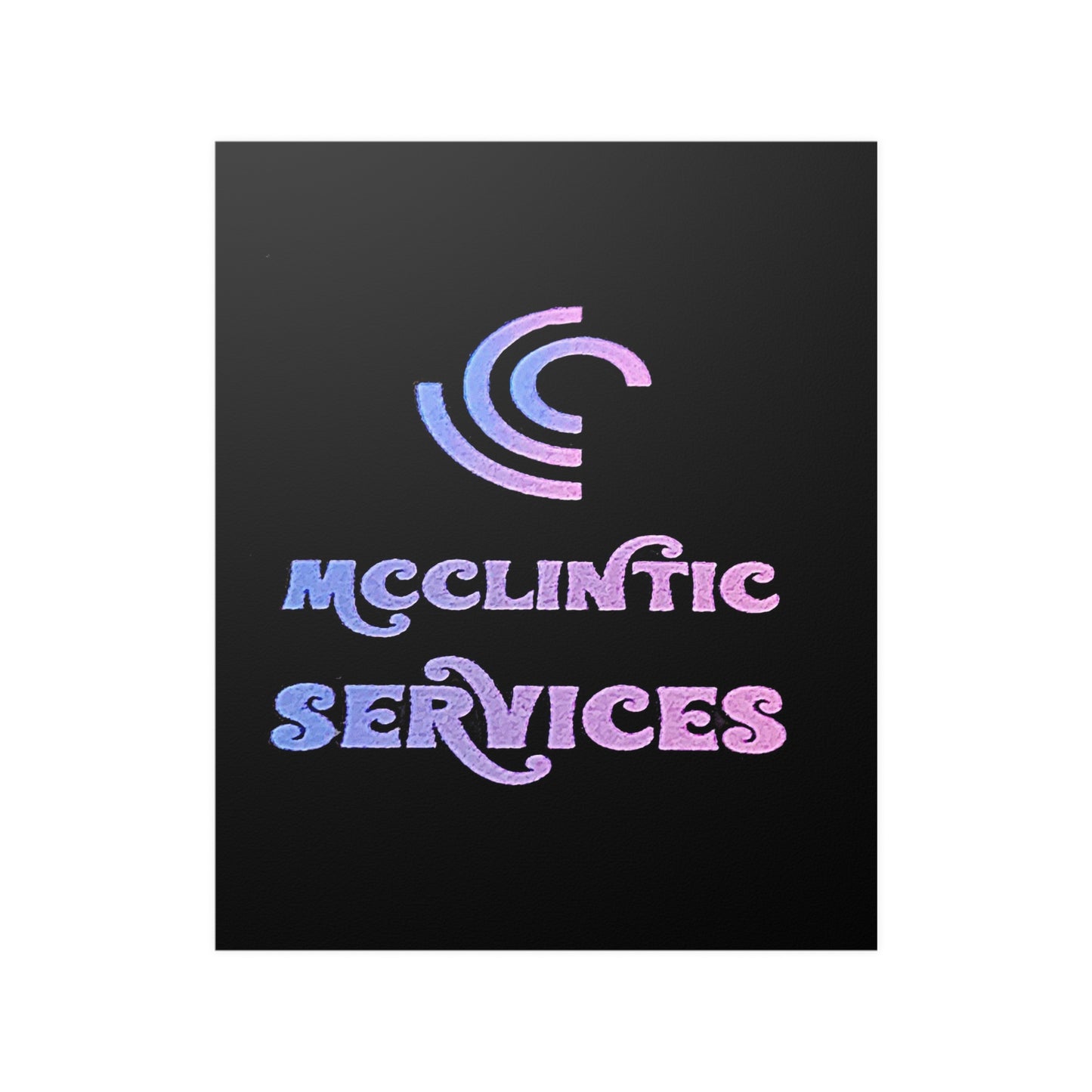 McClintic Services Satin Posters (210gsm)