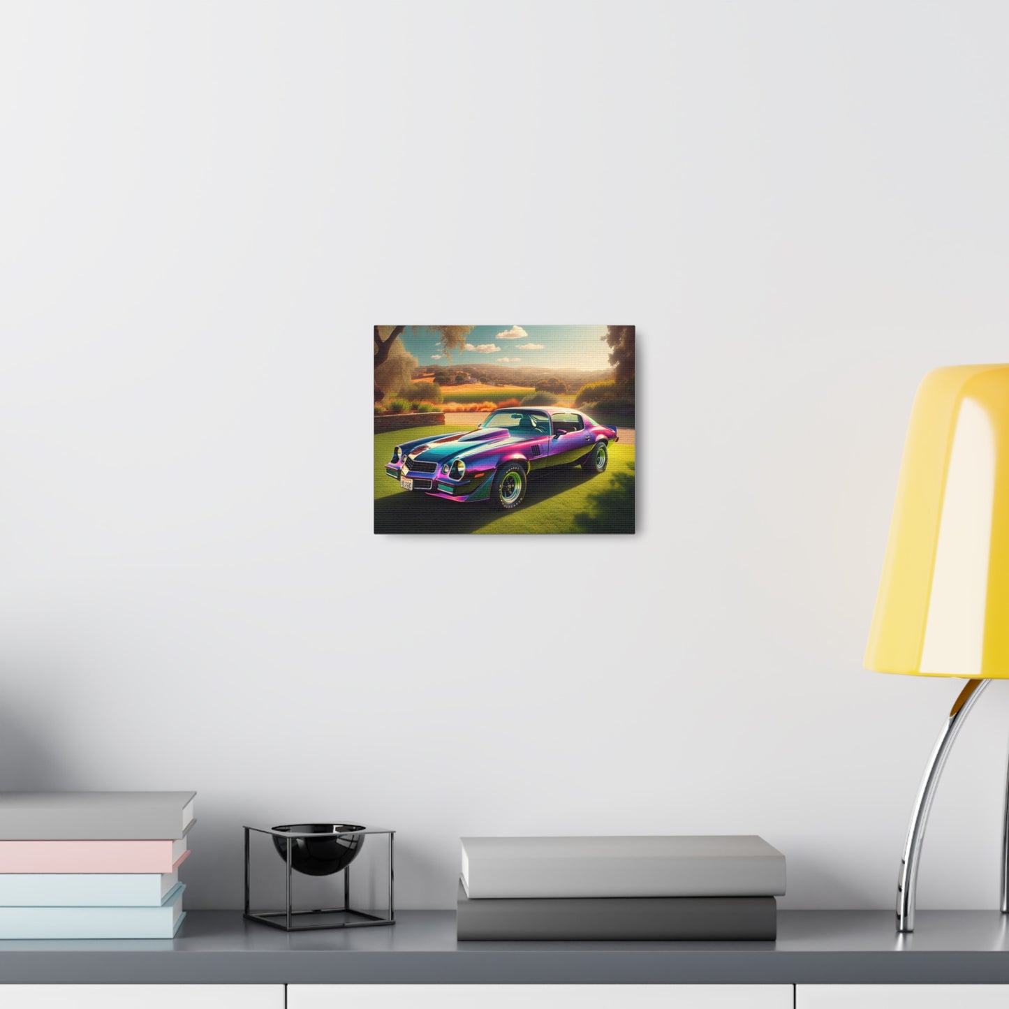 1979 Camaro Purple -- Canvas Gallery Wraps