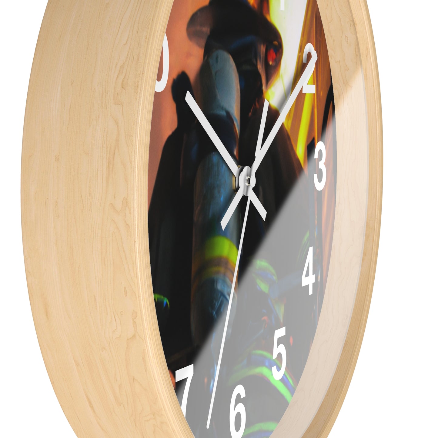 Firefighter--Wall Clock