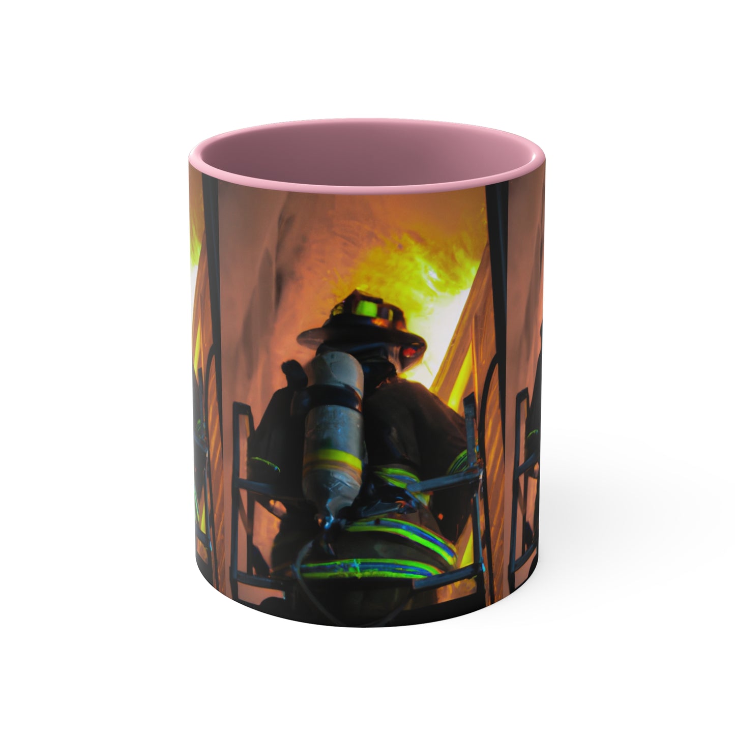 Firefighter--Accent Coffee Mug, 11oz