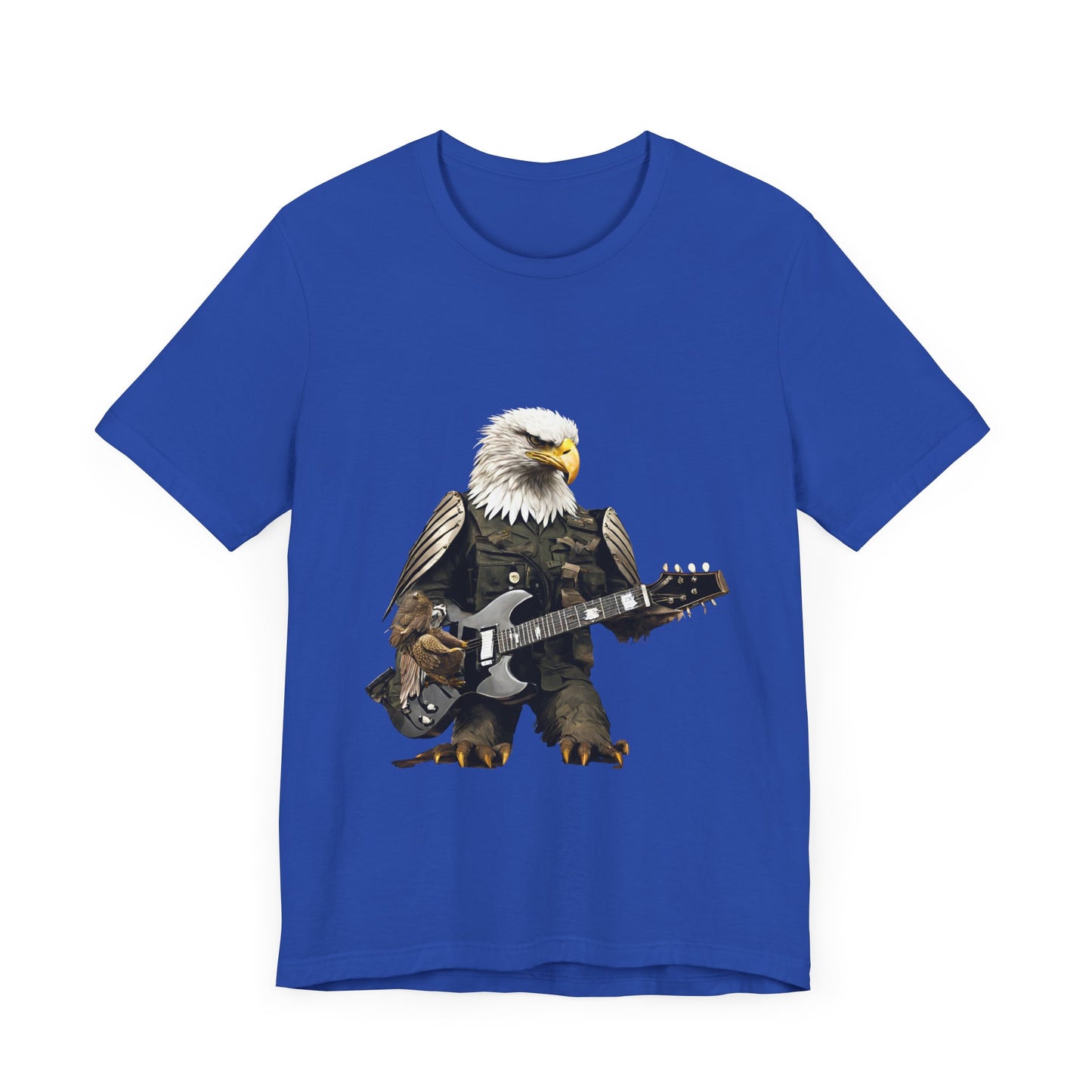 Rocking Eagle--Unisex Jersey Short Sleeve Tee