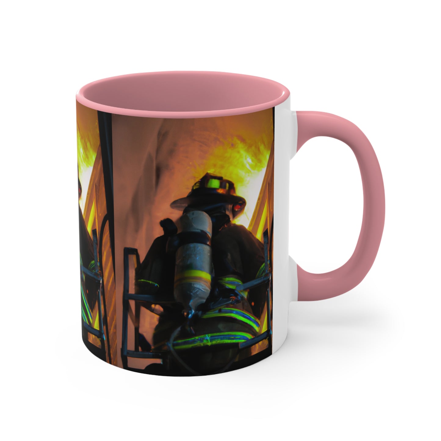Firefighter--Accent Coffee Mug, 11oz