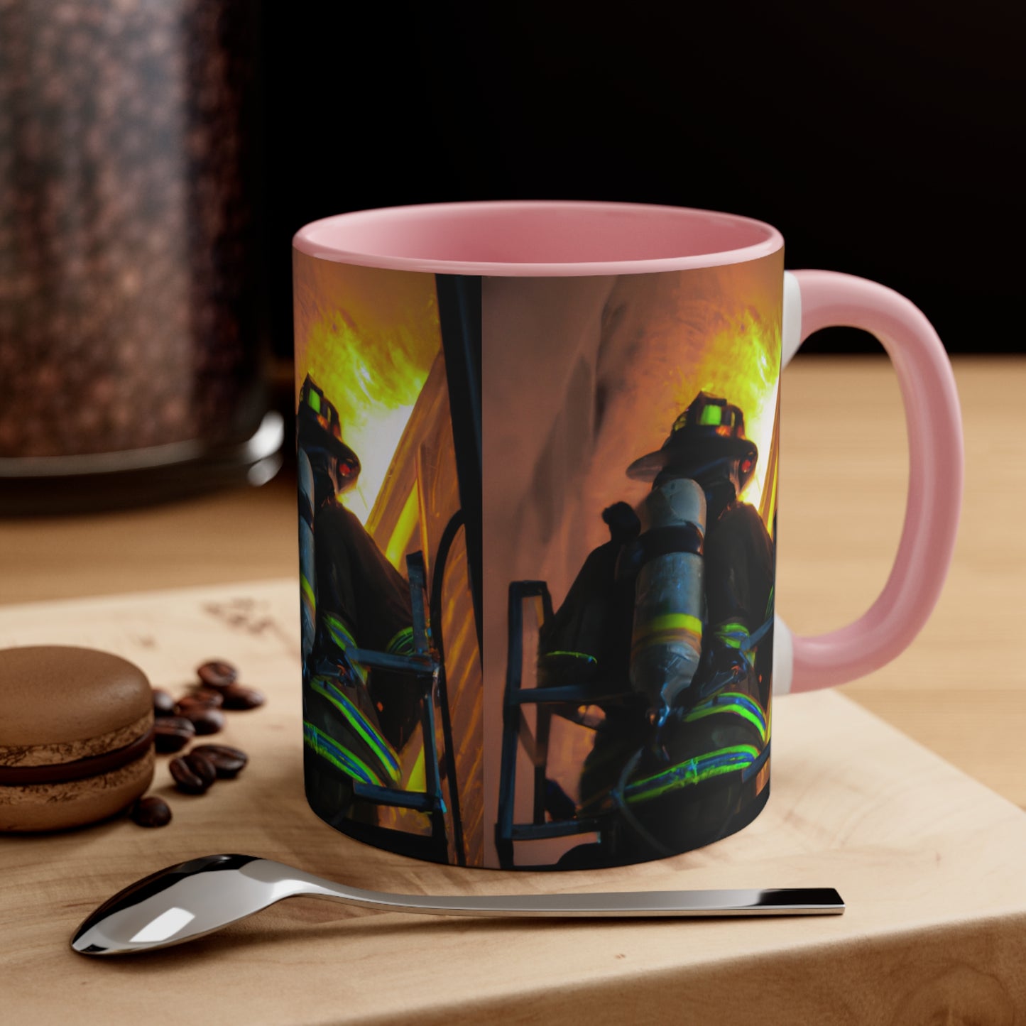 Firefighter--Accent Coffee Mug, 11oz
