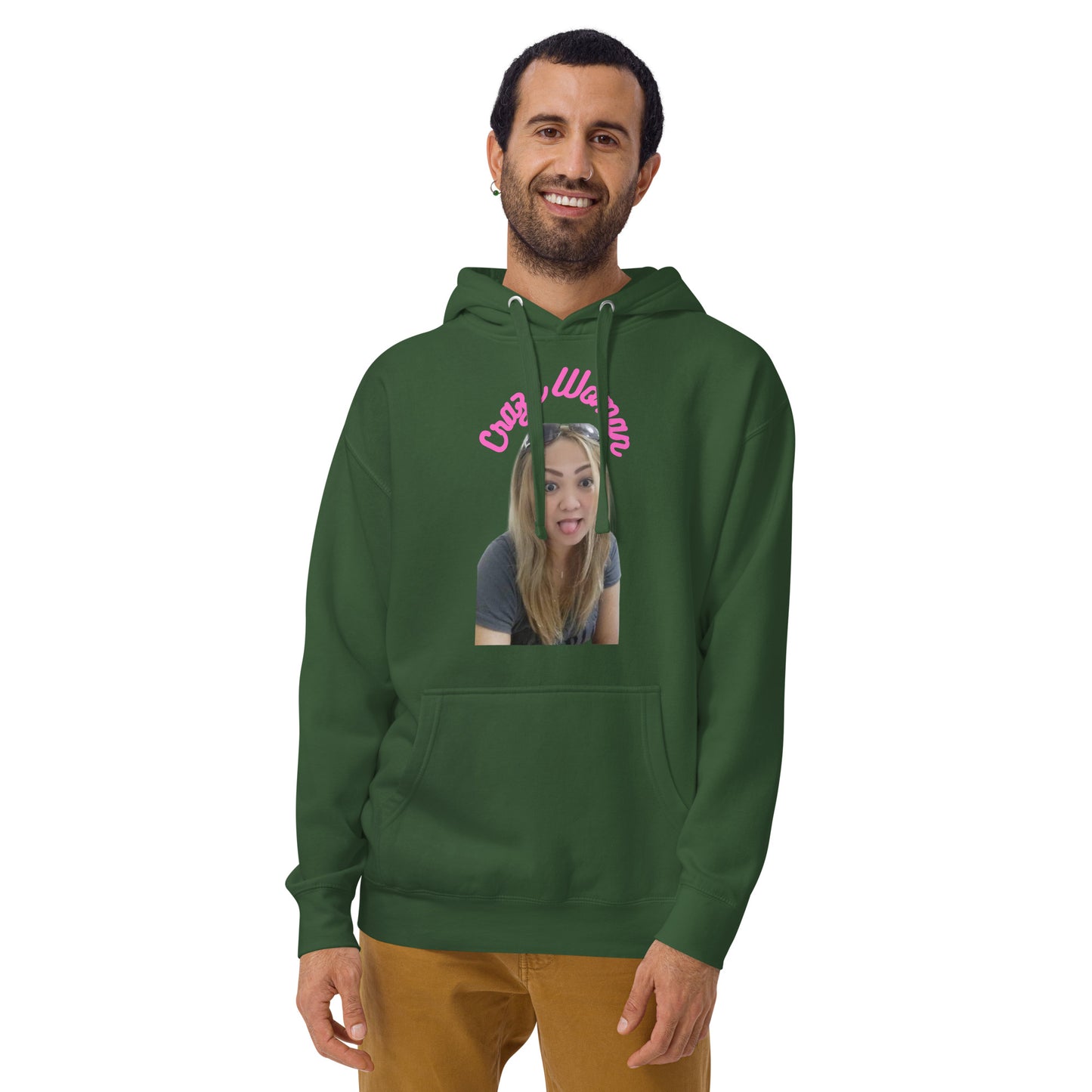 Crazy Woman - Unisex Hoodie