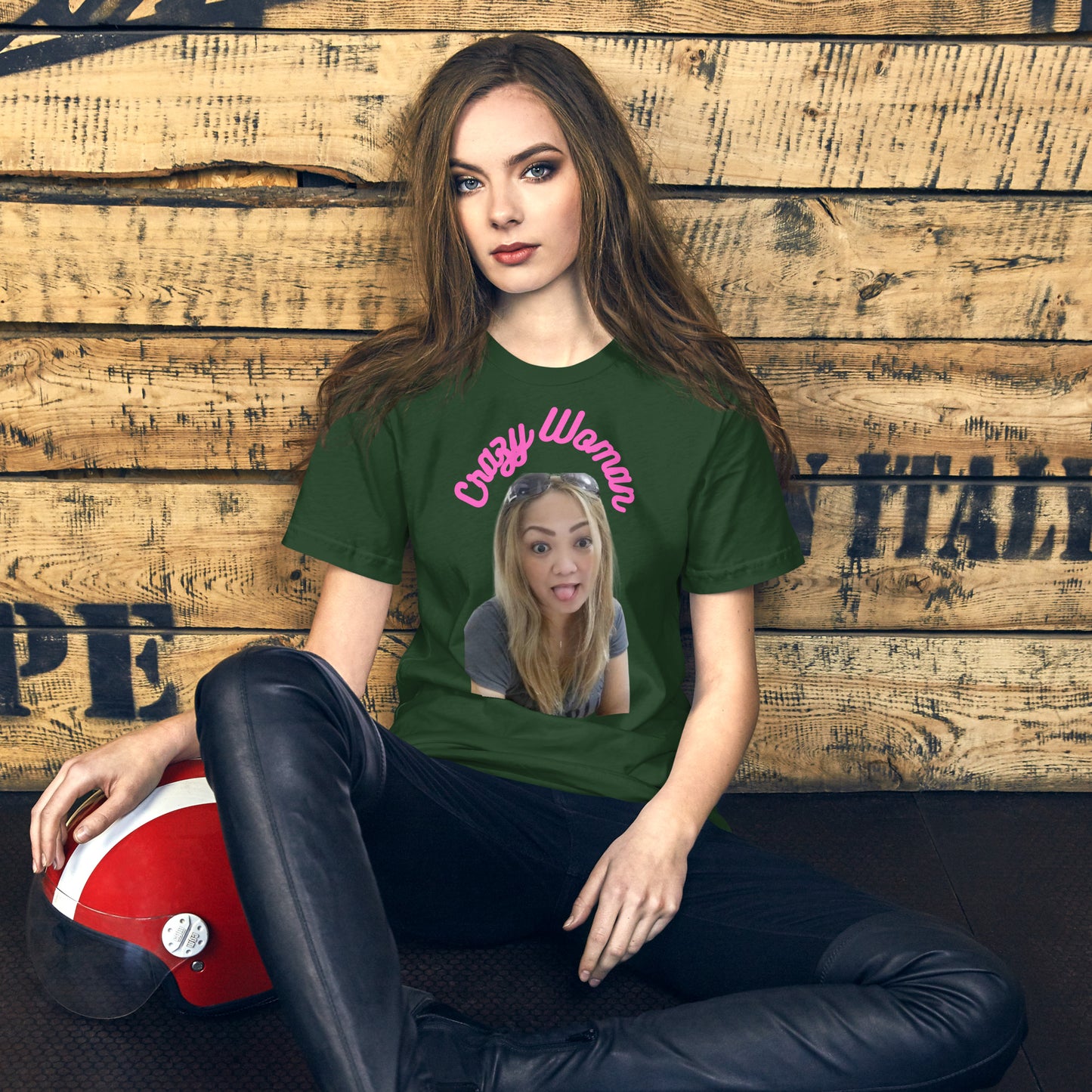 Crazy Woman - Extra colors -Unisex t-shirt