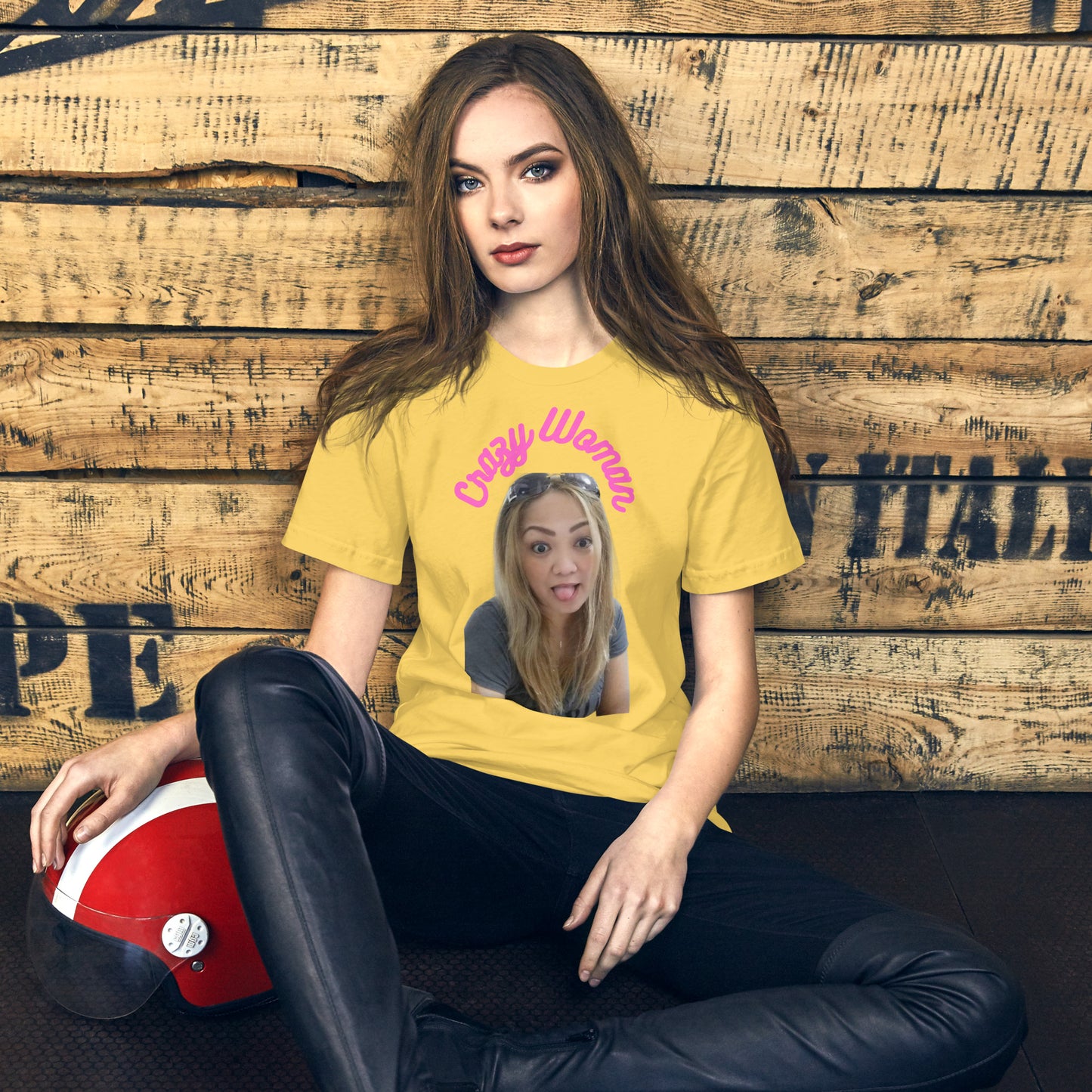 Crazy Woman - Extra colors -Unisex t-shirt